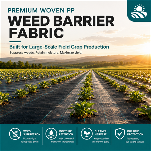 130 GSM Heavy-Duty Woven PP Ground Cover | Weed Barrier – GC-130