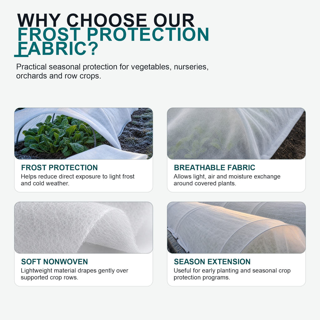 Benefits of FC-030 frost protection fabric