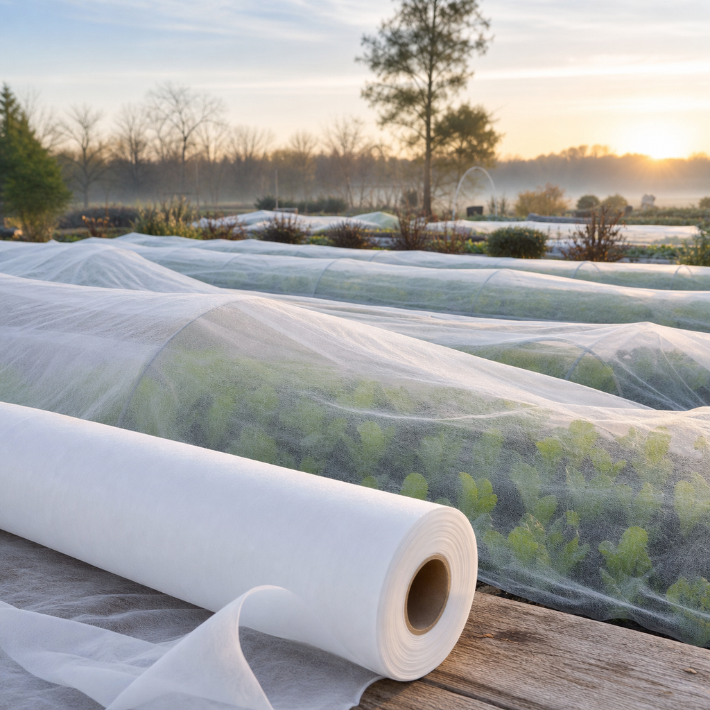 30 GSM Frost Protection Cloth | White & Green – FC-030