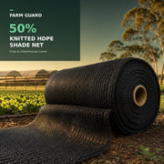 FARM GUARD 50% knitted HDPE shade net for Australian crops and greenhouses