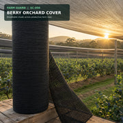 Close-up texture of 50% knitted HDPE shade net