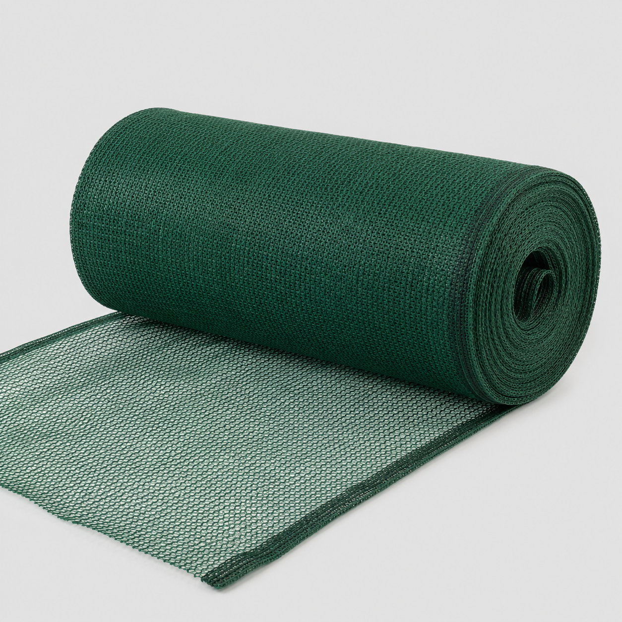 Green 50% knitted HDPE shade net roll – SC-050 color SKU
