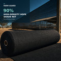 FARM GUARD 90% high-density HDPE shade net for sun and privacy screening