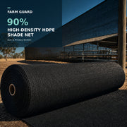 FARM GUARD 90% high-density HDPE shade net for sun and privacy screening