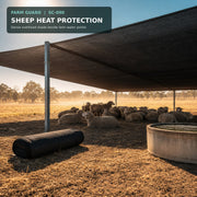 90% shade net used for outdoor privacy screening
