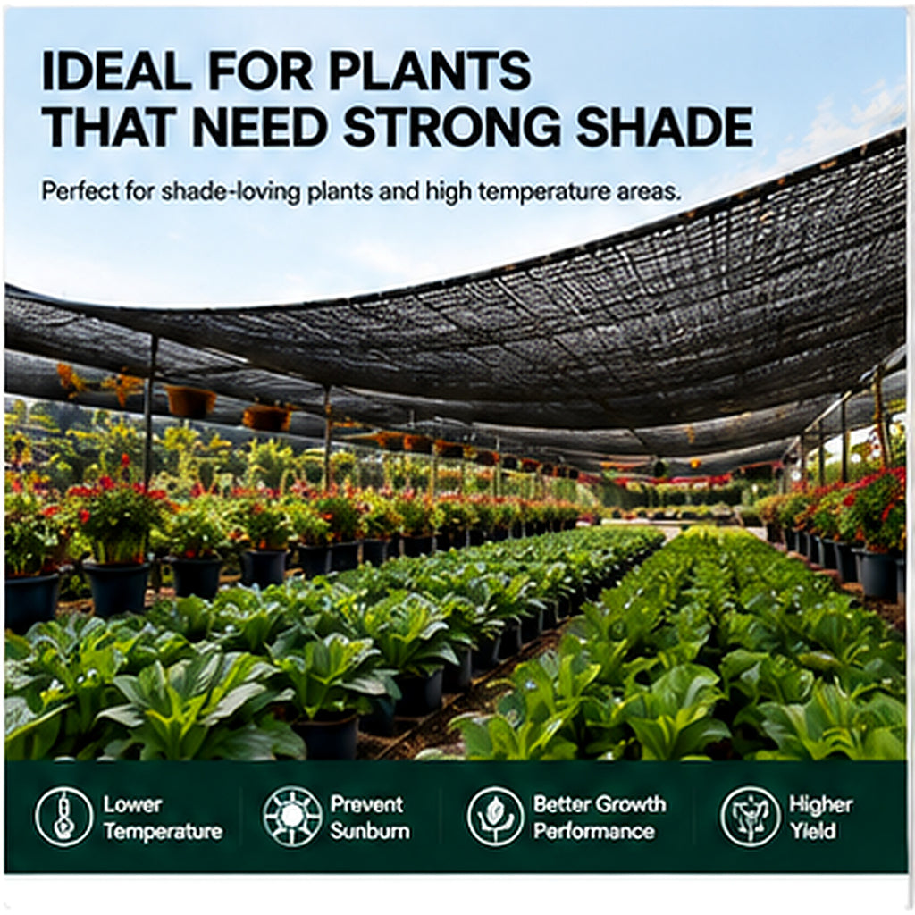 90% High-Density HDPE Shade Net | Sun & Privacy Screen – SC-090