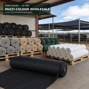 Dense weave and reinforced edge detail on 90% shade net