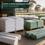 FC-030 white standard frost cloth and custom green wholesale supply
