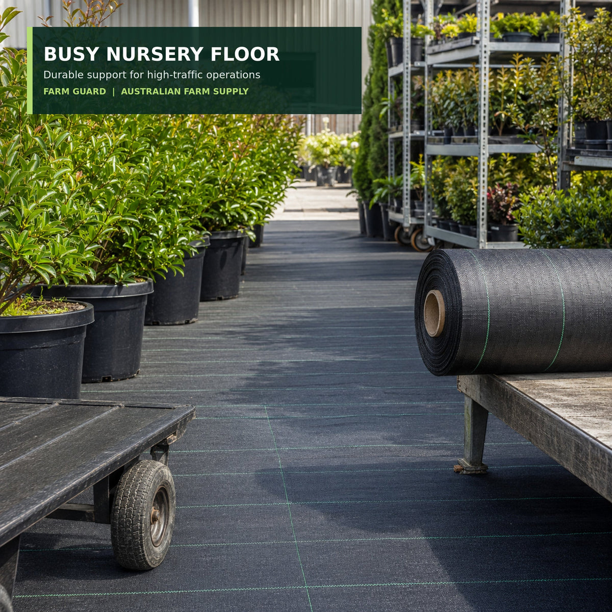 130 GSM busy nursery floor