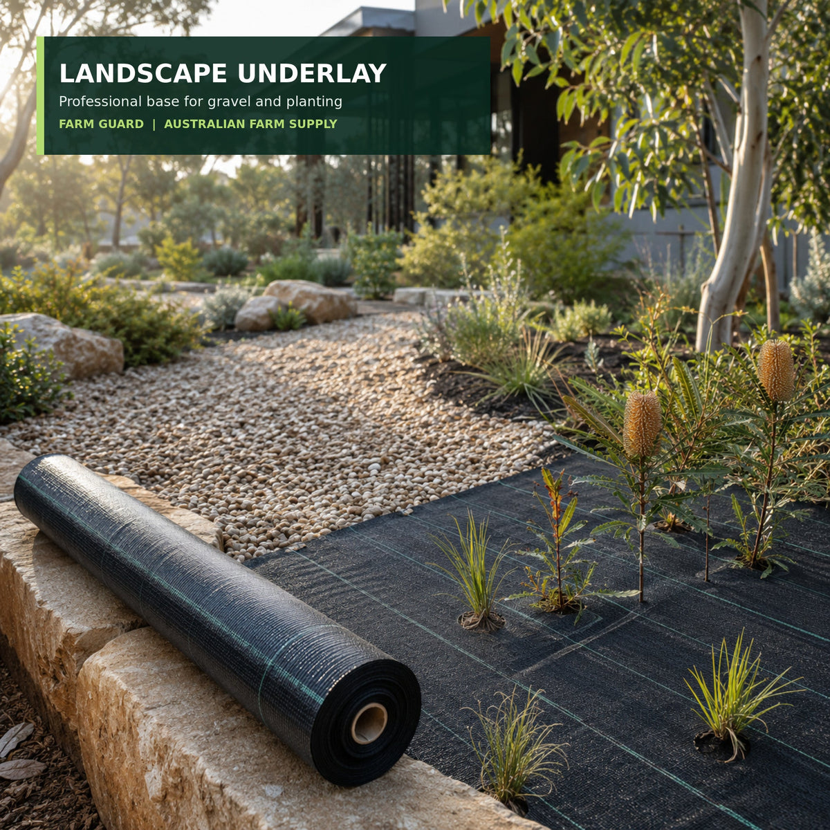 130 GSM landscape underlay